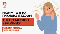 From 9 to 5 to Financial Freedom using ETF method
