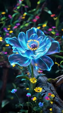 異世界の森の花002「癒しの音楽と映像 - 心を落ち着かせるリラックスタイム (Yi-Shi-Jie-noSen-noHua)」　Flowers of the Forest of Another World 002 Healing Music and Video - A Relaxing Time to Calm the Mind (Yi-Shi-Jie-noSen-noHua)