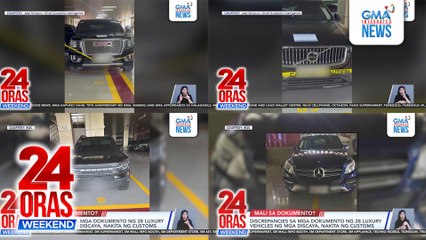Customs sees discrepancies in documents of Discayas’ 28 luxury cars | 24 Oras Weekend
