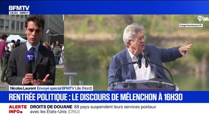 Jean-Luc Mélenchon présent à la braderie de Lille pour un discours attendu vers 16h30