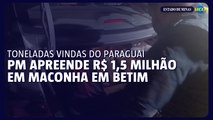 PM apreende R$ 1,5 milhão em maconha em rodovia de Betim