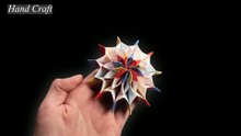 Flip Origami Flower Ball – 10-Minute Stress Relief Craft | Super Satisfying DIY