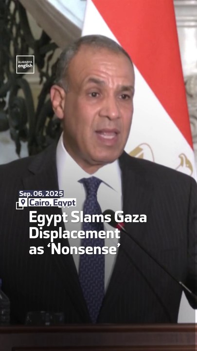 Egypt Slams Gaza Displacement As ‘Nonsense’