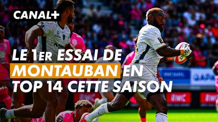 Josua Vici inscrit le premier essai de Montauban en TOP 14 depuis 15 ans