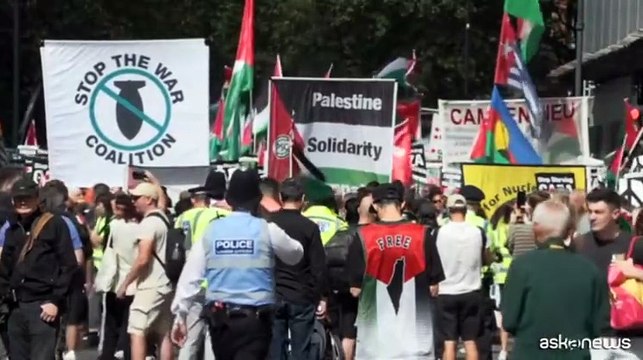 A Londra migliaia in piazza per Gaza e i palestinesi
