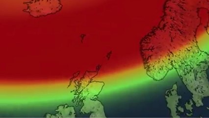Met Office aurora map