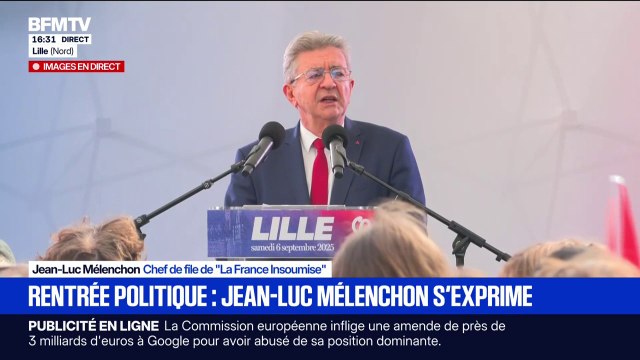 Flottille humanitaire en route pour Gaza: Si la France était gouvernée par les Insoumis, les navires de la marine nationale accompagneraient ces bateaux, indique Jean-Luc Mélenchon, chef de file LFI