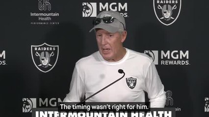 'Timing wasn't right' - Carroll explains Amari Cooper's sudden retirement