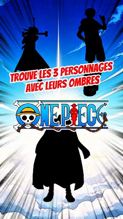 Trouve les 3 personnages de ONE PIECE avec leurs ombres FEAT Raizen TOME 2 !!!