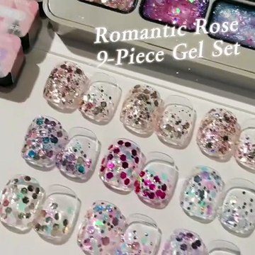 Glitter Gel Nails | MORDDA UV Soak Off 💅