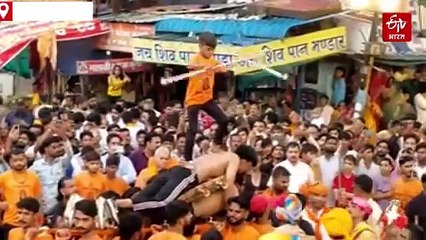 कोटा में अनंत चतुर्दशी पर निकला भव्य जुलूस, चहुंओर नजर आए 'बप्पा'