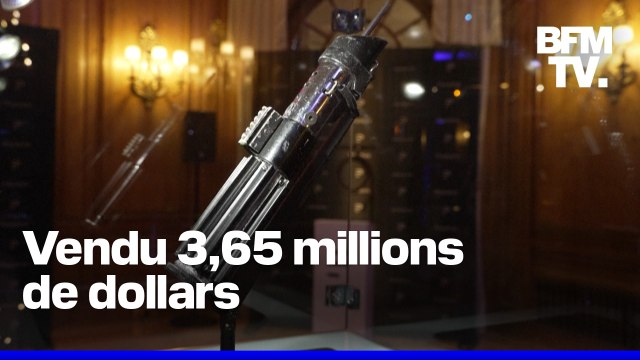 Le sabre laser de Dark Vador vendu 3,65 millions de dollars aux enchères
