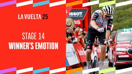 Relive the Excitement: Winner's Emotions from Stage 14 of La Vuelta 2025 🚴‍♂️