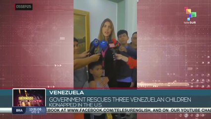 Venezuela | Govt. Rescues 3 Venezuelan children kidnapped in the U.S.