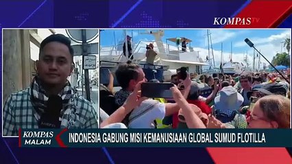 Global Sumud Flotilla 2025: Relawan Indonesia Tiba di Tunisia, Siap Bergerak ke Gaza | KOMPAS MALAM