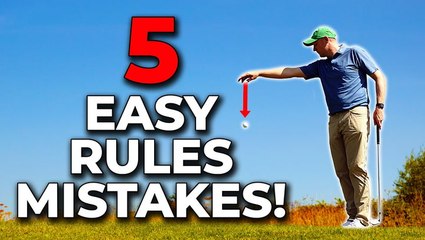 These Mistakes Will Cost You A Penalty Shot - Golf Rules