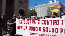 La manifestazione contro lo sgombero del Leoncavallo a Milano. Presenti Anpi, Avs e centri sociali