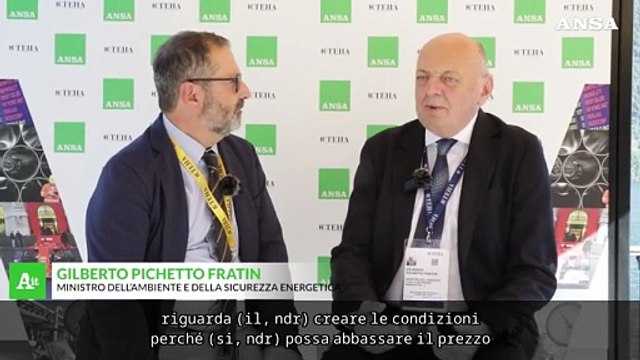 Energia, Pichetto Fratin: Per abbassare i prezzi, necessario aumentare le rinnovabili