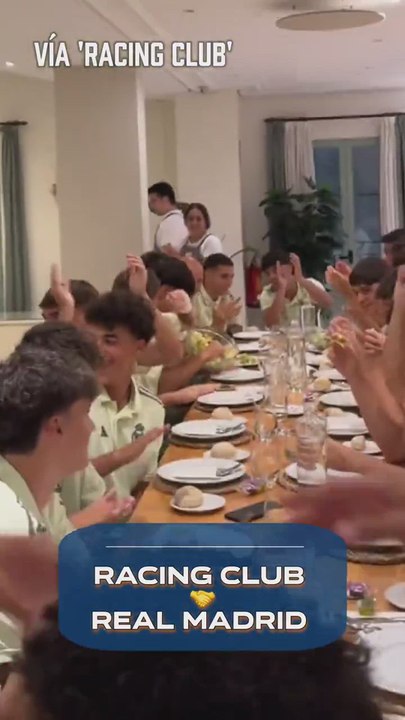 El vídeo viral de la cantera del Racing y la cantera del Real Madrid