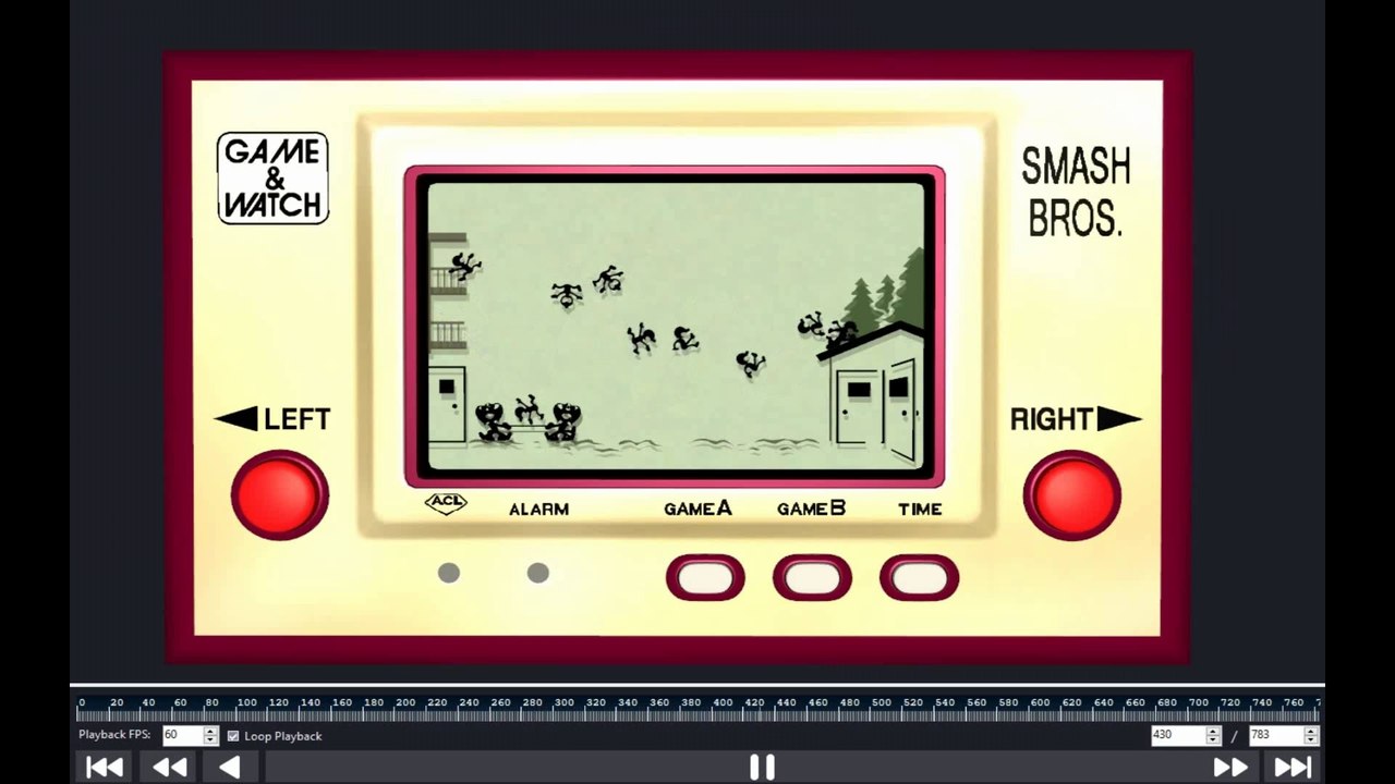 Super Smash Bros. Melee: Unused Flat Zone Stage Animations