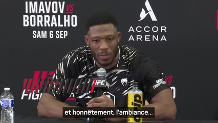 UFC Paris - Oumar Sy : "C'était impossible de perdre le combat"