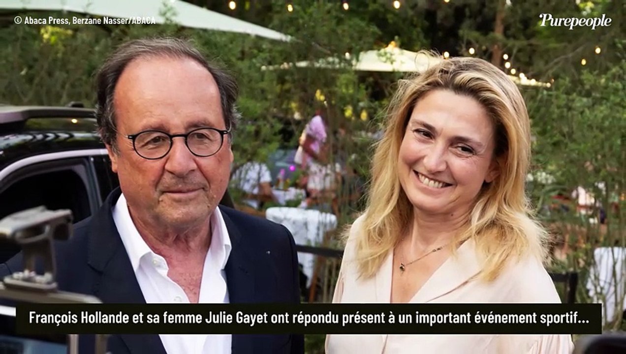 François Hollande dans une tenue inhabituelle et loin de ses habitudes, face à Julie Gayet plus naturelle que jamais