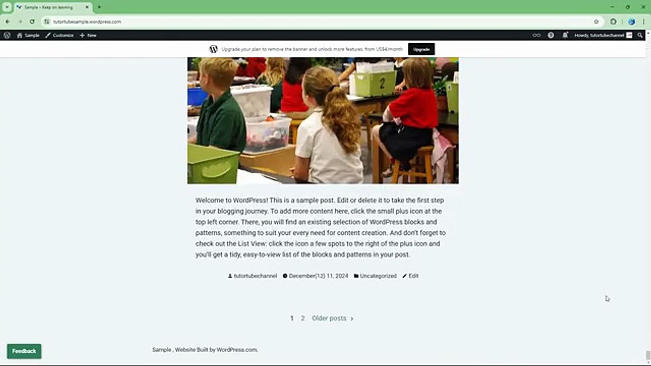 Wordpress.com - Lesson 162 - Customize Widgets