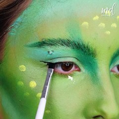 A spooky Halloween look!