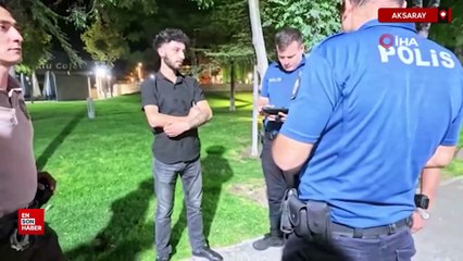 Aksaray'da polis ve bekçilerin alkollü şahıslarla imtihanı karakolda bitti