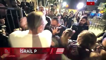 İsrail polisi Batı Kudüs’teki protesto gösterisine müdahalede bulundu