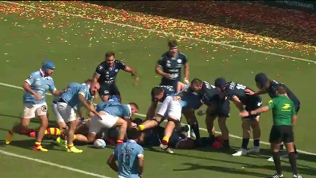 TOP 14 - Essai de Duncan PAIA'AUA (USAP) - USA Perpignan - Aviron Bayonnais