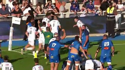 TOP 14 - Essai de Jack MADDOCKS (SP) - Castres Olympique - Section Paloise