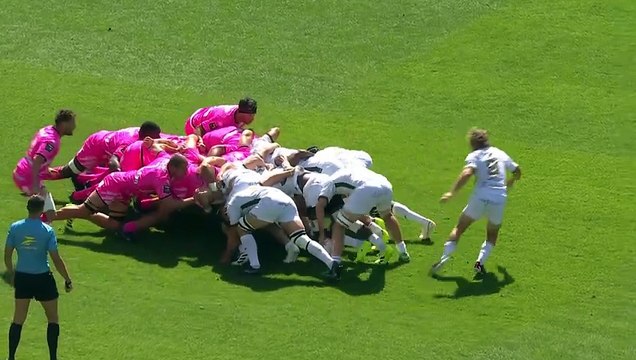 TOP 14 - Essai de Joshua VICI (USM) - Stade Français Paris - US Montauban