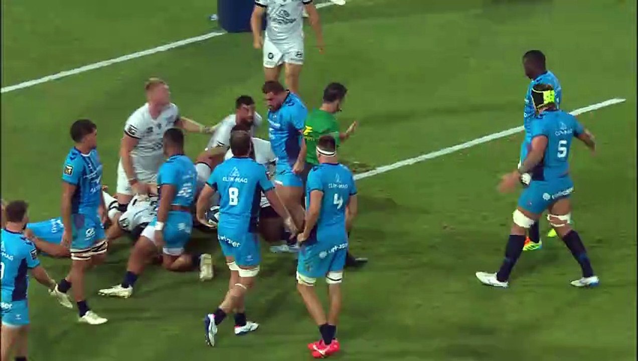 TOP 14 - Essai de Lenni NOUCHI (MHR) - Montpellier Hérault Rugby - RC Toulon