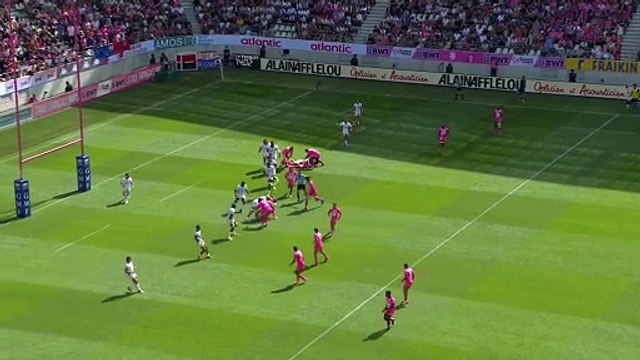 TOP 14 - Essai de Tani VILI (SFP) - Stade Français Paris - US Montauban