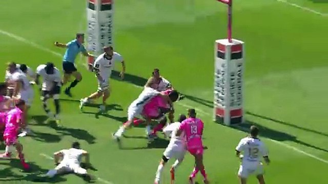 TOP 14 - Essai de Yoan TANGA (SFP) - Stade Français Paris - US Montauban