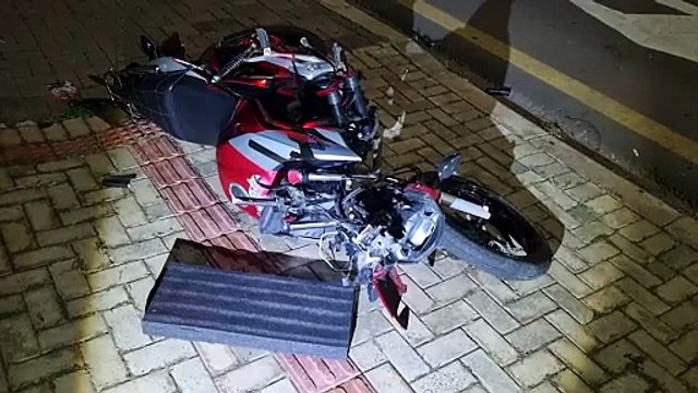 Mais um motociclista é socorrido pelo Siate após acidente de trânsito em Cascavel