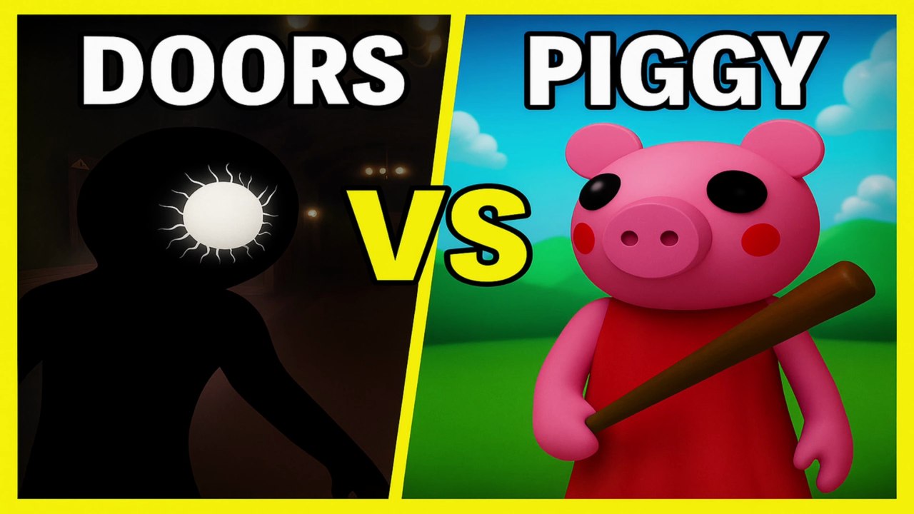 Piggy character artwork representing the chase-and-escape style of Roblox Piggy