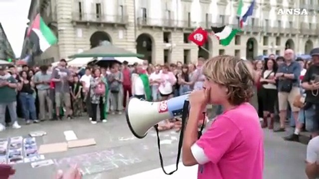 Torino, presidio a sostegno della Global Sumud Flotilla