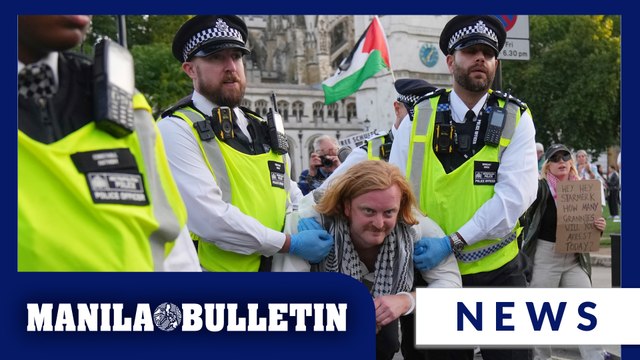 Police arrest more than 400 at London protest supporting banned group Palestine Action