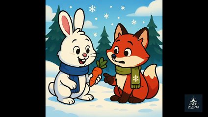 La Leçon de la Carotte du Lapin | Conte d’Hiver pour Enfants | Contes de fées du Dakota du Nord