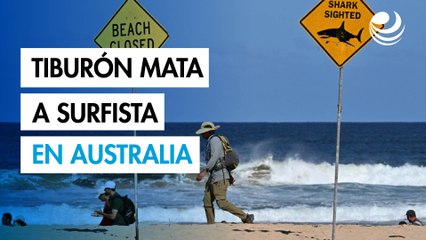 Tiburón mata a un surfista en playa de Australia