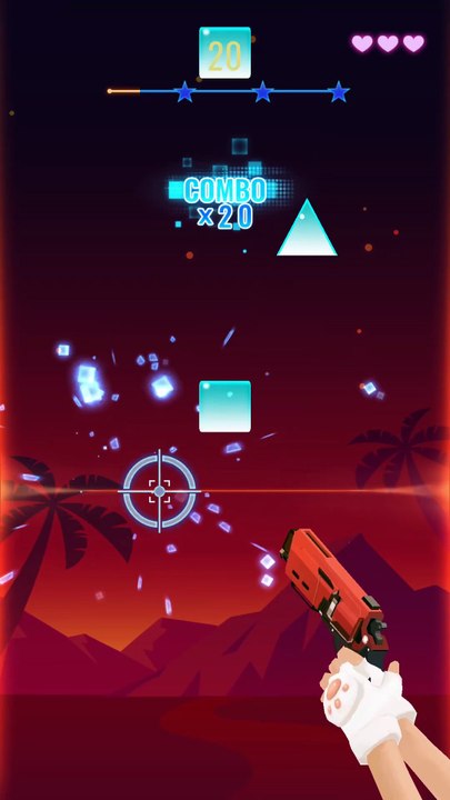 Rhythm Fire EDM Shooting 🎶 | Squid Game Normal Mode