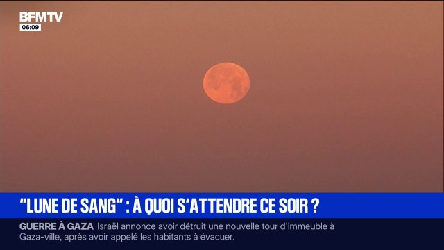 Lune de sang : où et quand observer l'éclipse lunaire totale ce dimanche soir?