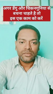 डेंगू और चिकनगुनिया ।