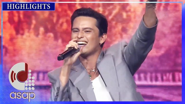 James Reid serenades Kapamilyas with Randomantic at ASAP in England | ASAP