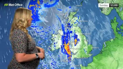 Met Office Sunday Morning Weather Forecast 07/09/2025