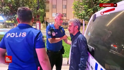 Aksaray'da alkol alıp direksiyona geçti