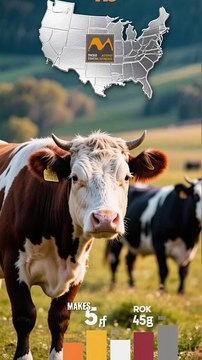 Montana has a population of more cows than people.|Facts about US