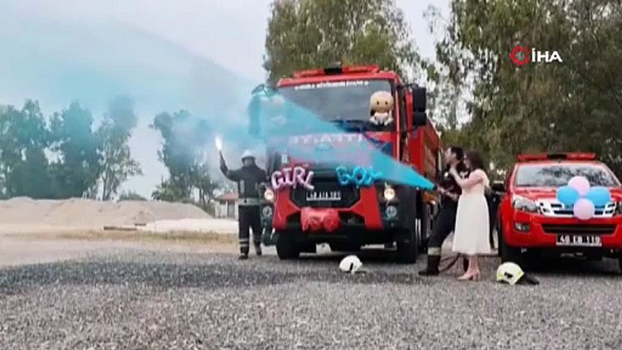 İtfaiye erinden sıra dışı cinsiyet belirleme sürprizi